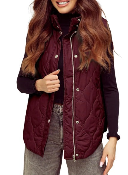 Gilet sans manches, élégant et chaud
