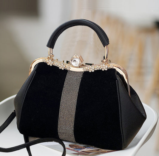 Sac Noir Velours